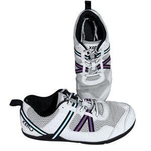 Xero Shoes Prio Women’s Size 8.5 US 39 EU White Gray Barefoot Minimalist Running